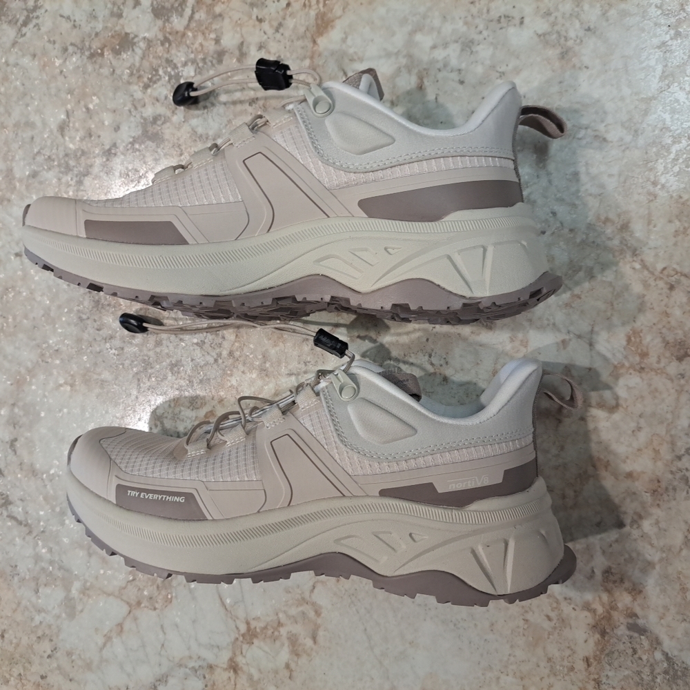 NORTIV 8 Women's Lightweight Hiking Shoes Quick Laces Outdoors Sneakers  Sz 6